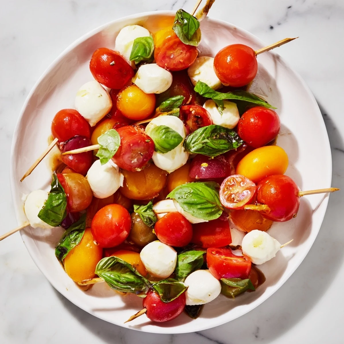 Fresh Caprese Salad Skewers