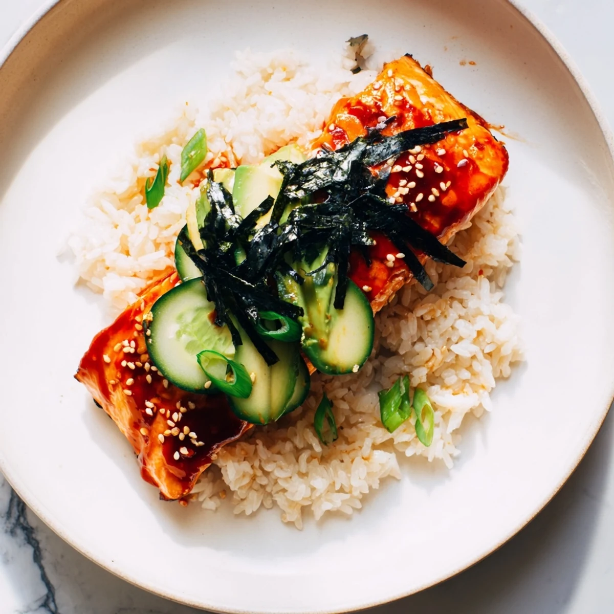 Sticky Orange Gochujang Salmon