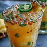 Refreshing Pineapple Jalapeño Agua Fresca, perfect for a hot summer day.