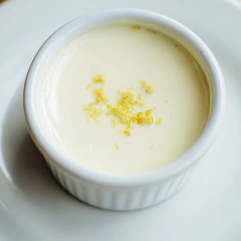 Creamy 3-Ingredient Lemon Posset, chilled and luscious, ready to be enjoyed as a perfect dessert.