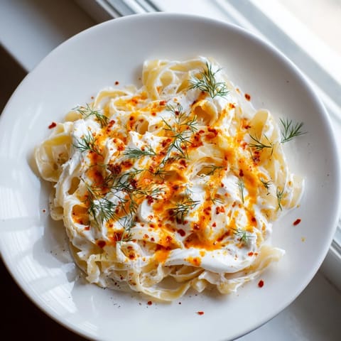 Turkish Pasta with Paprika Butter