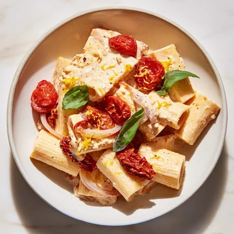 Baked Feta Pasta Tomatoes