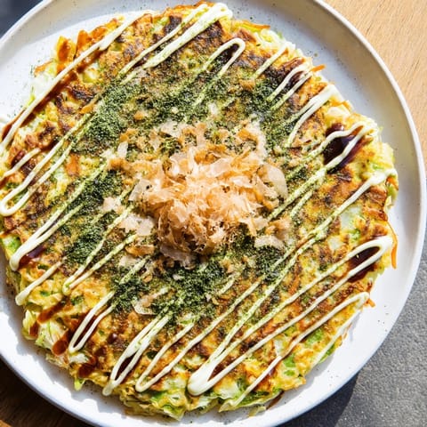 Japanese Okonomiyaki Pancakes