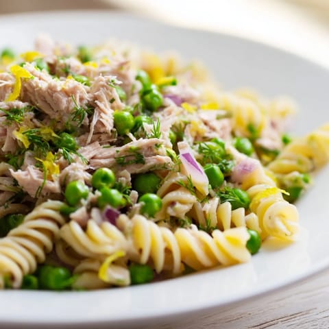 Lemony Tuna Pasta Salad