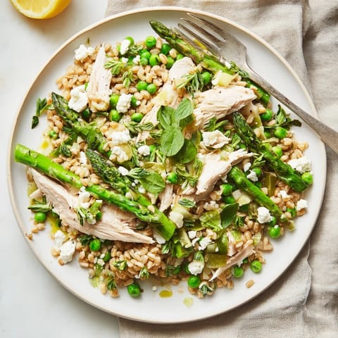 Colorful spring salad featuring crisp peas, peppery arugula, and crumbled feta cheese for a fresh, wholesome meal.  