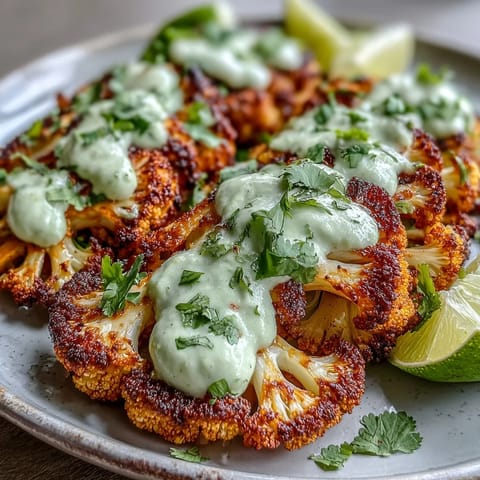 Keto Chili Lime Cauliflower Steaks