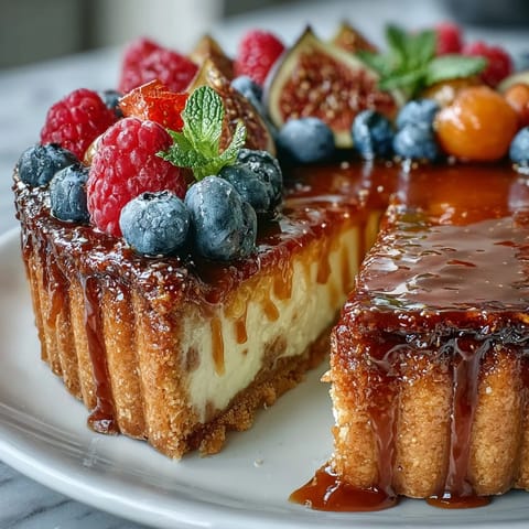 Cardamom Custard Tart