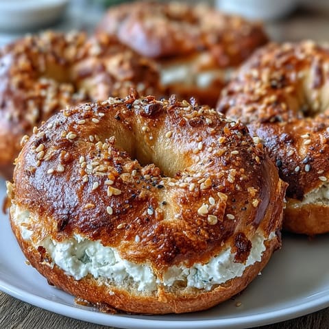 Greek Yogurt Everything Bagels