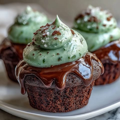 St Patricks Green Velvet Cupcakes