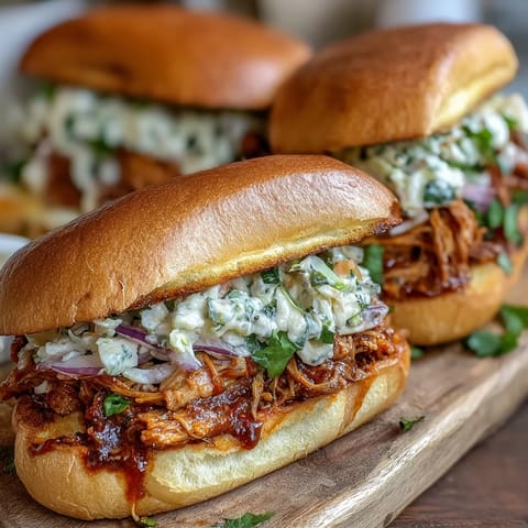 Smoky vegan jackfruit filling on toasted buns, ready for a delicious meal.