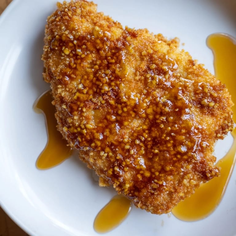 Imagine the amazing crunch: perfectly cooked Hot Honey Crispy Chicken Thighs with that inviting honey sheen.