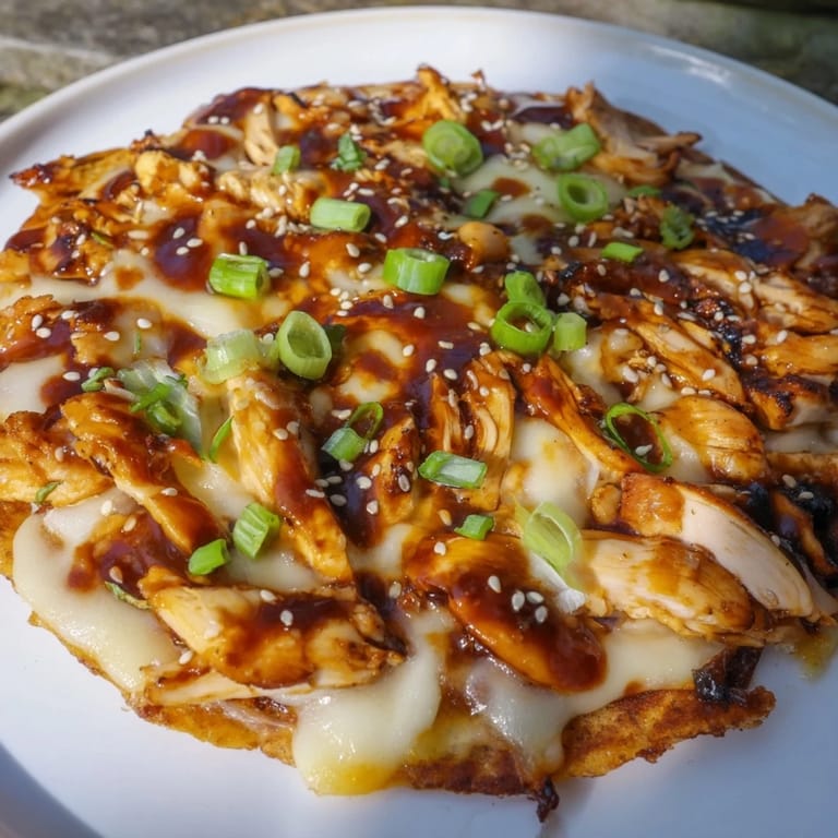 Crispy grilled Korean BBQ Chicken Wrap Grilled Cheese, a perfect blend of Korean flavors and comfort food.