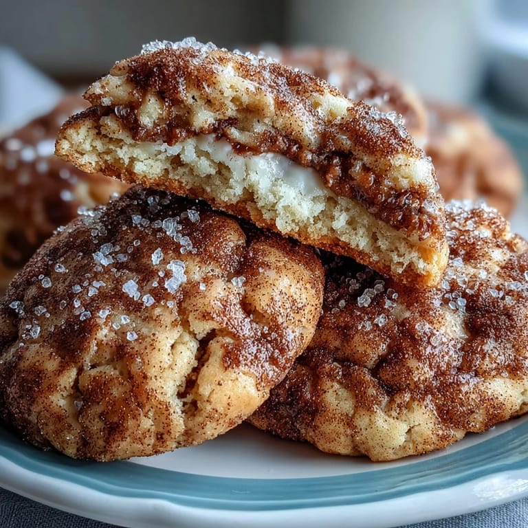 Warm and fragrant cinnamon sugar cookies made with creamy cottage cheese for a moist, flavorful bite.