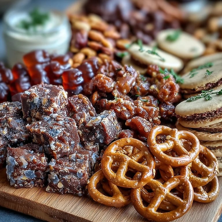 Vibrant green candy charcuterie spread featuring gummy bears, mint chocolates, and shamrock cookies perfect for St. Patrick's Day parties.