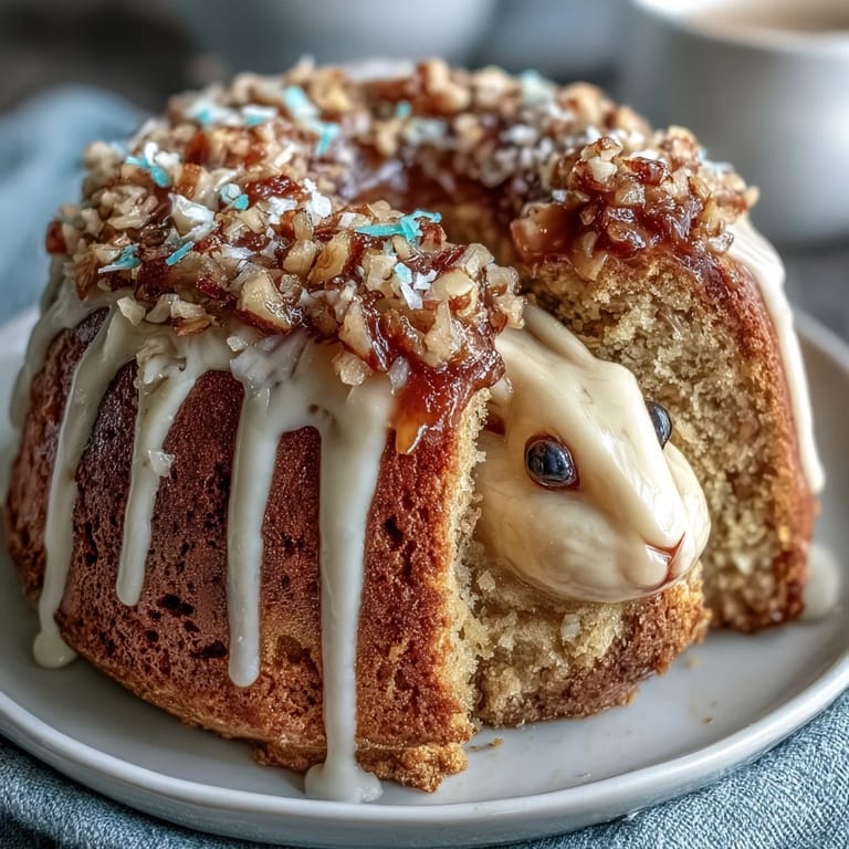 Cut into this adorable bunny-shaped cake to reveal a colorful surprise of sprinkles inside the moist vanilla layers.