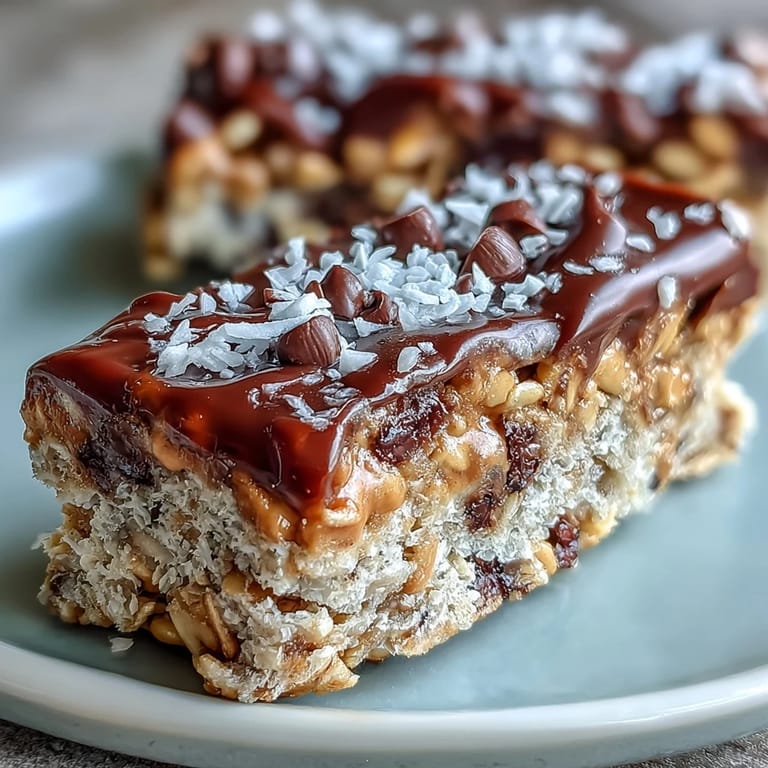 Wholesome no-bake peanut butter oat bites packed with oats and chocolate.