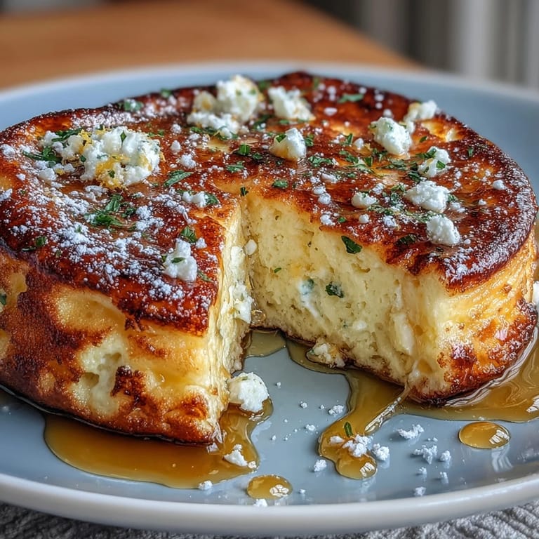 Close-up of light, airy lemon ricotta pancakes with a bright, zesty aroma.