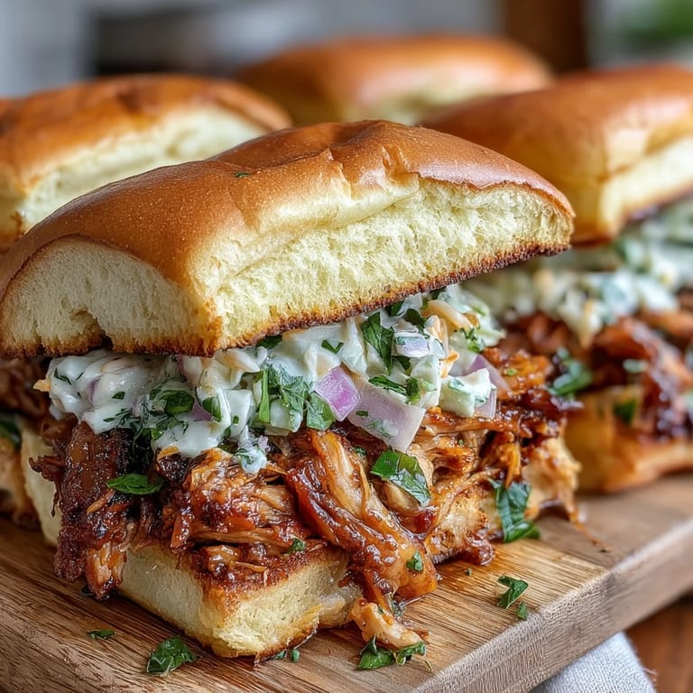 Hearty BBQ pulled jackfruit sandwich ready to be enjoyed with fresh toppings.