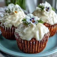 Beautiful vanilla cupcakes with buttercream frosting and edible flowers, ideal for baby showers or spring events.  