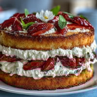 Spring Cakes Strawberries Cream